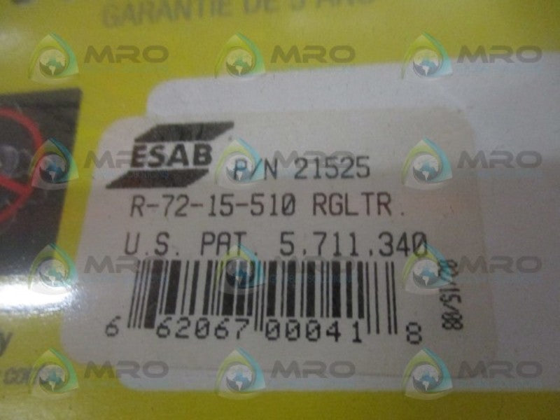 ESAB PUROX 21525 R-72-15-510 ACETYLENE REGULATOR NSMP