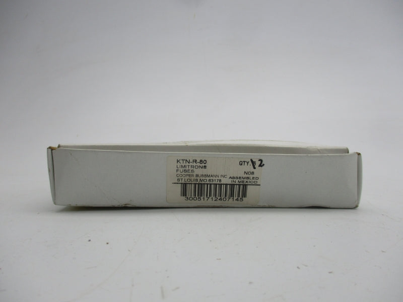 BUSSMANN KTN-R-80 250VAC 80A (PKG OF 2) (WH/GR) NSMP
