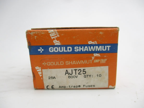 GOULD SHAWMUT AJT25 600VAC 25A (PKG OF 10) (ORANGE) NSMP