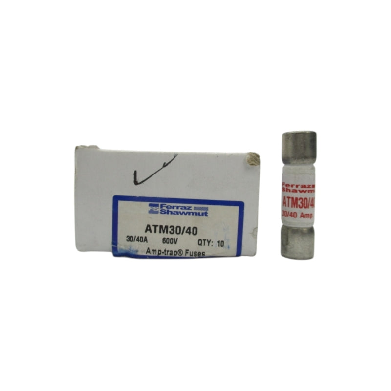 FERRAZ SHAWMUT ATM30/40 600VAC 30/40A (PKG OF 10) (WH/OR) NSMP