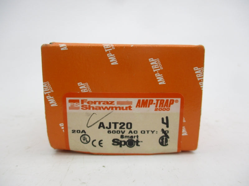 FERRAZ SHAWMUT AJT20 600VAC 20A (PKG OF 4) (ORANGE) NSMP