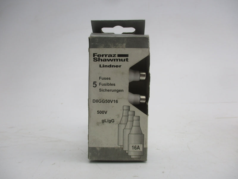 FERRAZ SHAWMUT DIIGG50V16 500V 16A (PKG OF 5) NSMP
