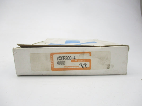 GOULD SHAWMUT A50P200-4 500VAC 200A (WH/OR) NSMP