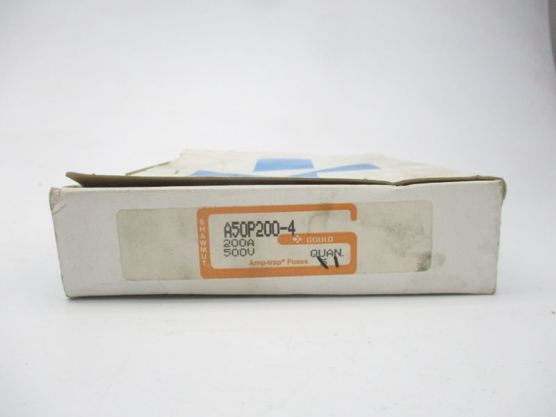 GOULD SHAWMUT A50P200-4 500VAC 200A (WH/OR) NSMP