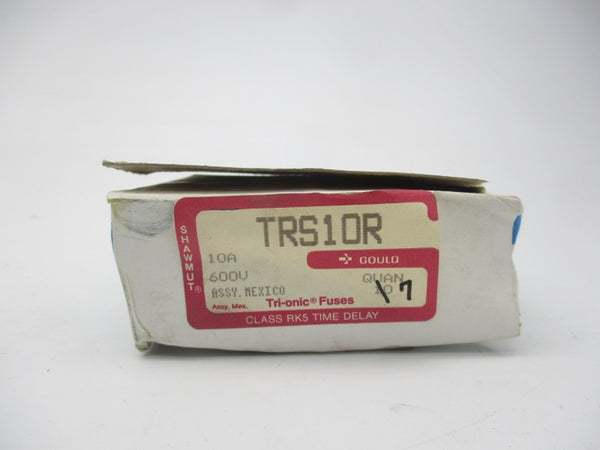 GOULD SHAWMUT TRS10R 600VAC 10A (PKG OF 7) (WH/PK) NSMP