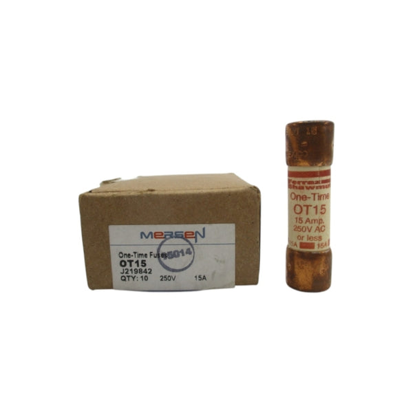 MERSEN OT15 250VAC 15A (PKG OF 10) NSMP