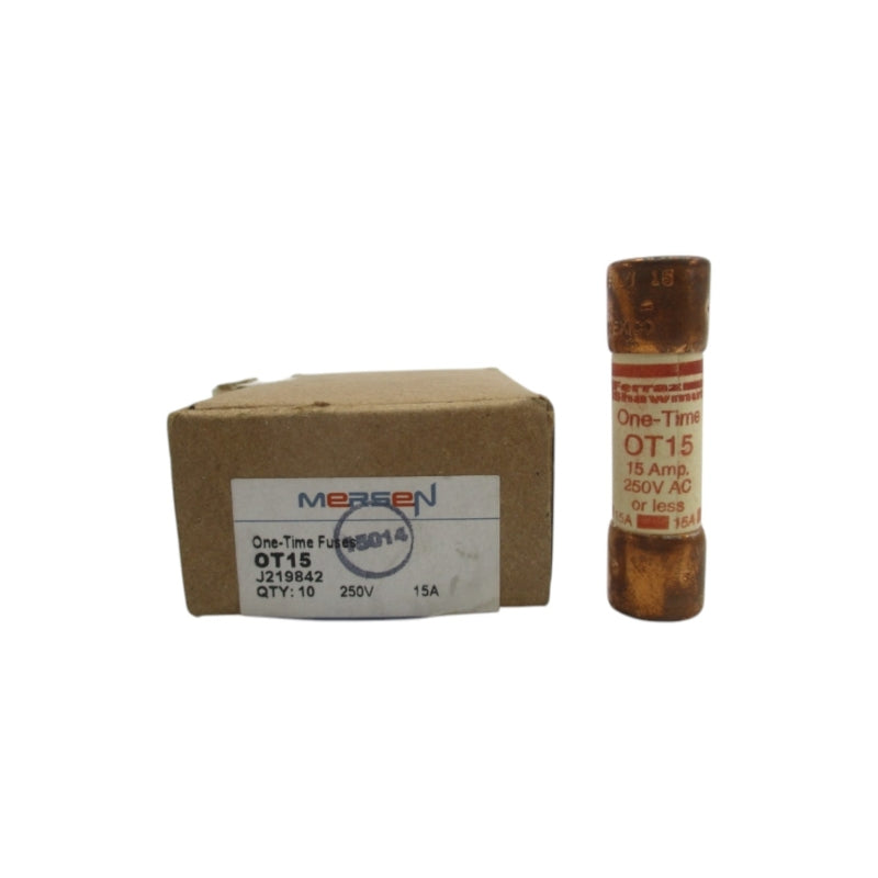 MERSEN OT15 250VAC 15A (PKG OF 10) NSMP
