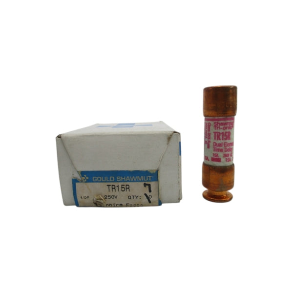 GOULD SHAWMUT TR15R 250VAC 15A (PKG OF 7) (WH/PK) NSMP