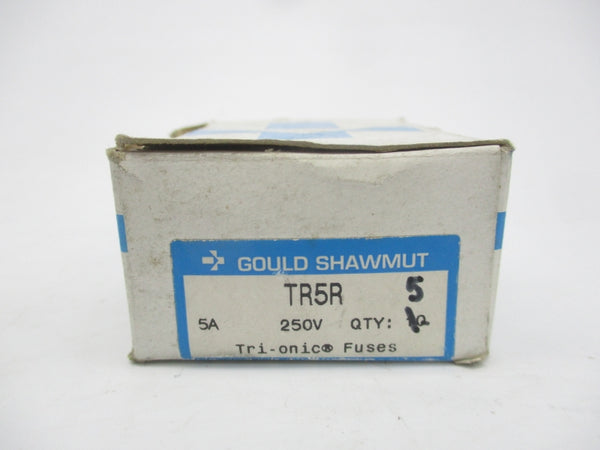 GOULD SHAWMUT TR5R 250VAC 5A (PKG OF 5) (WH/PK) NSMP