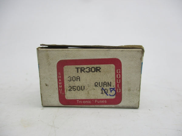 GOULD SHAWMUT TR30R 250VAC 30A (PKG OF 5) (WH/PK) NSMP