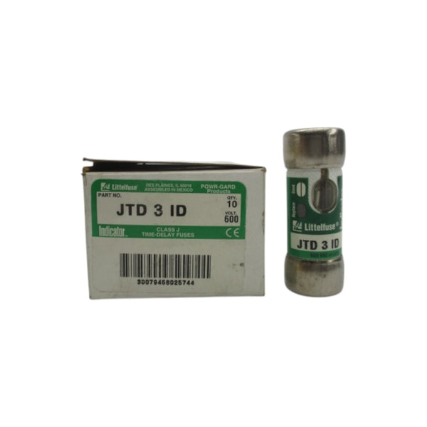 LITTELFUSE JTD3ID 600VAC 3A (PKG OF 10) (WH/GR) NSMP