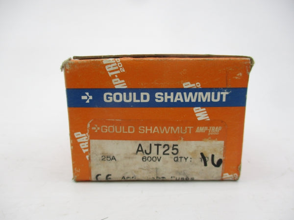 GOULD SHAWMUT AJT25 600VAC 25A (PKG OF 6) (ORANGE) NSMP