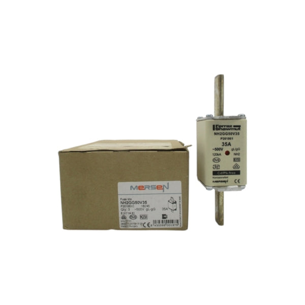 MERSEN NH2GG50V35 500V 35A (PKG OF 3) NSMP
