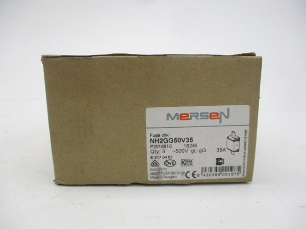 MERSEN NH2GG50V35 500V 35A (PKG OF 3) NSMP