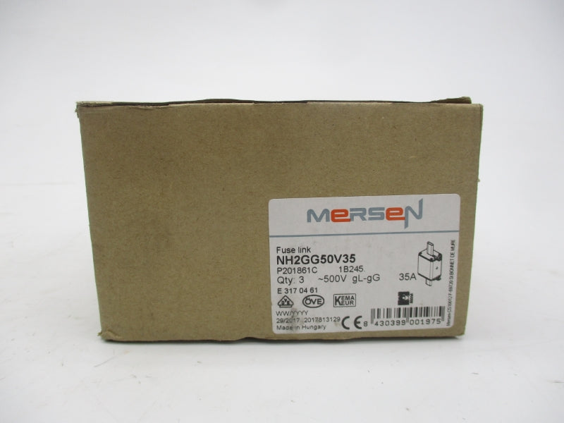 MERSEN NH2GG50V35 500V 35A (PKG OF 3) NSMP