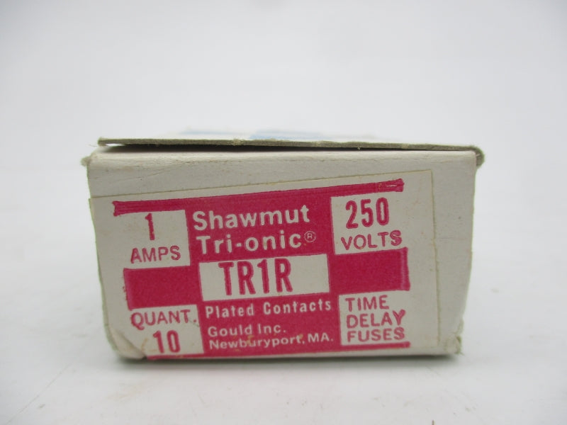 GOULD SHAWMUT TR1R 250VAC 1A (PKG OF 10) (WH/PK) NSMP
