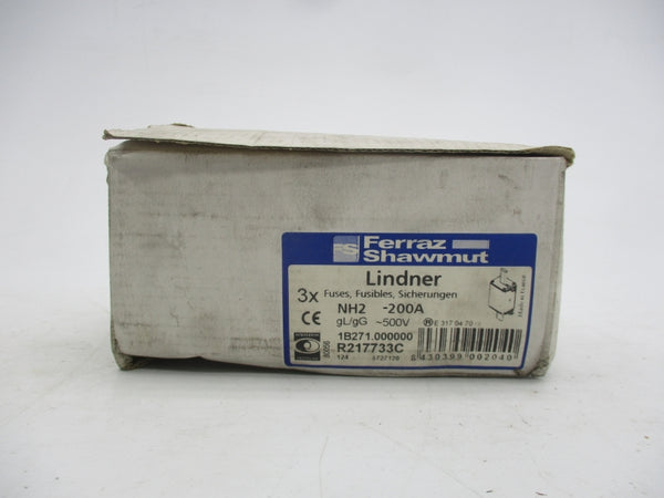 FERRAZ SHAWMUT NH2-200A 1B271.000000 500V 200A (PKG OF 3) NSMP