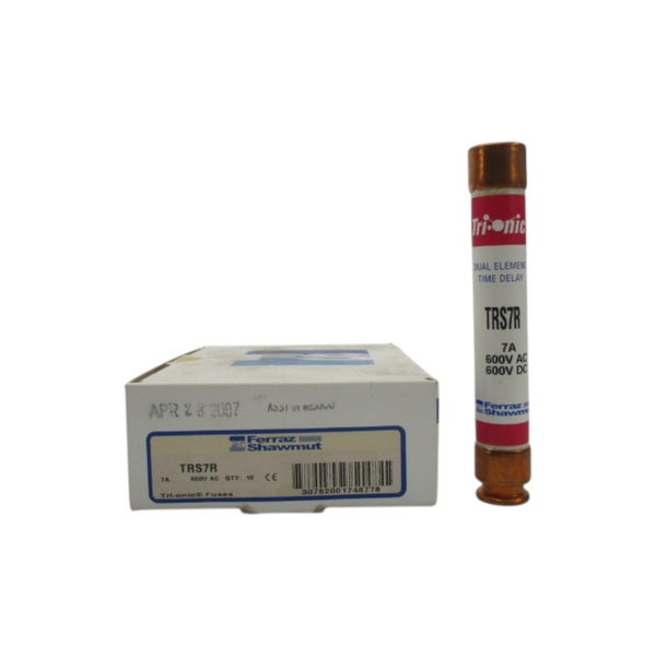 FERRAZ SHAWMUT TRS7R 600VAC 7A (PKG OF 10) (WH/WH) NSMP