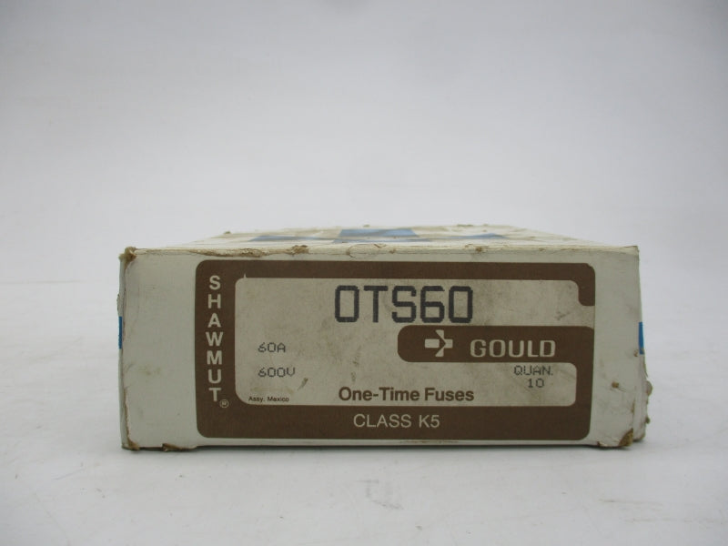 GOULD SHAWMUT OTS60 600VAC 60A (PKG OF 10) (WH/BR) NSMP