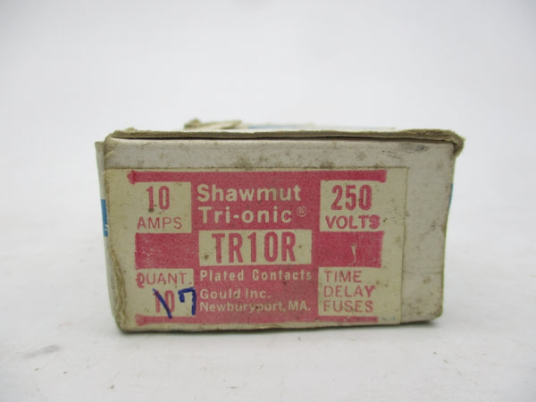 GOULD SHAWMUT TR10R 250VAC 10A (PKG OF 7) (WH/PK) NSMP