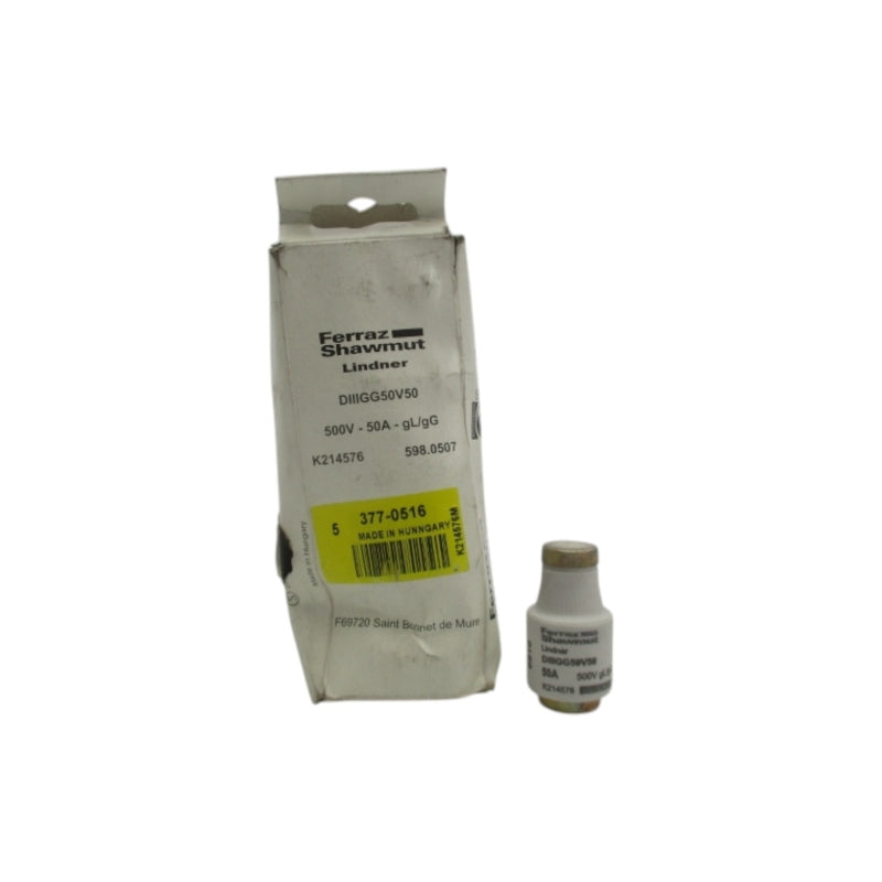FERRAZ SHAWMUT DIIIGG50V50 500V 50A (PKG OF 5) (WHITE) NSMP
