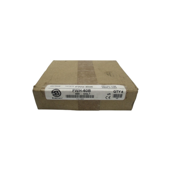 BUSSMANN FWH-60B 500VAC 60A (PKG OF 5) (BROWN) NSFS