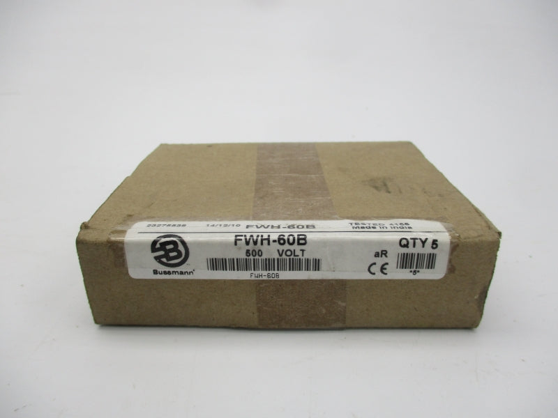 BUSSMANN FWH-60B 500VAC 60A (PKG OF 5) (BROWN) NSFS