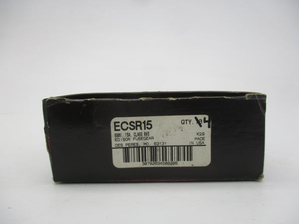 EDISON ECSR15 600VAC 15A (PKG OF 4) NSMP