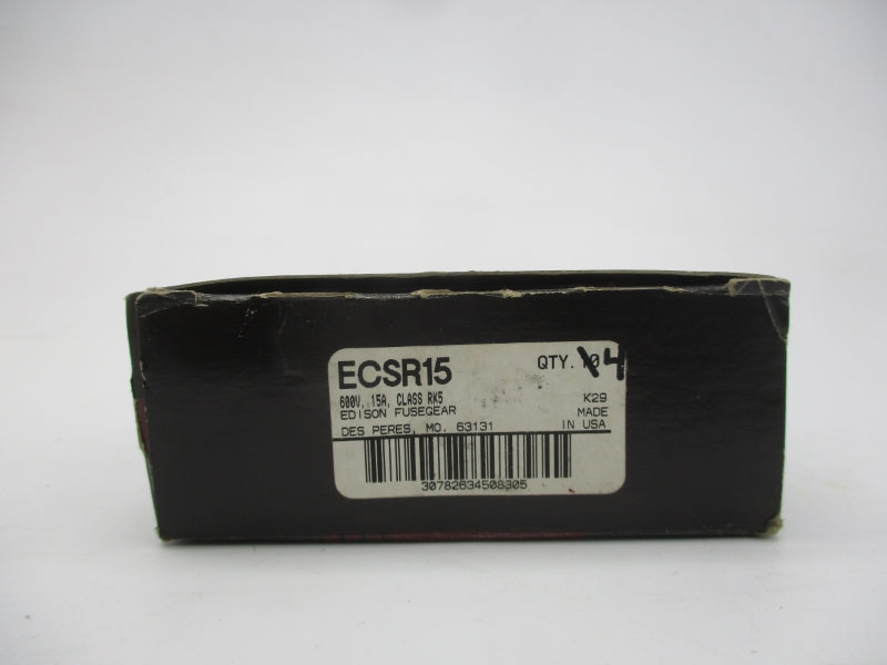 EDISON ECSR15 600VAC 15A (PKG OF 4) NSMP