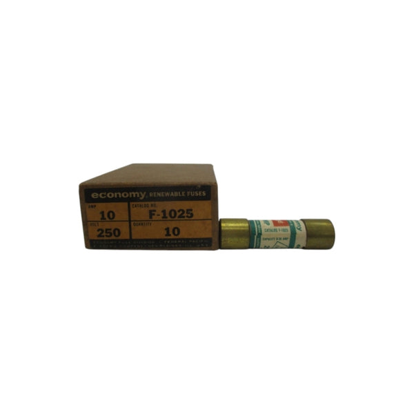 FEDERAL PACIFIC ELECTRIC F-1025 250VAC 10A (PKG OF 10) NSMP