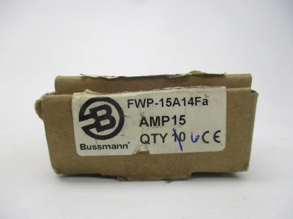 BUSSMANN FWP-15A14FA 700VAC 15A (PKG OF 6) (BR/WH) NSMP