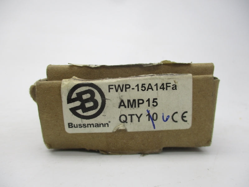 BUSSMANN FWP-15A14FA 700VAC 15A (PKG OF 6) (BR/WH) NSMP