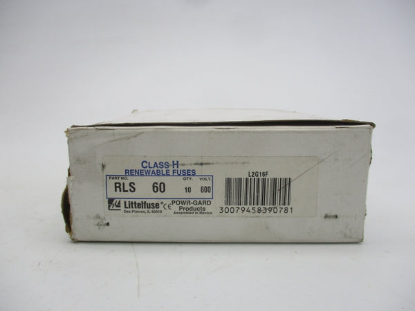 EDISON RLS60 600VAC 60A (PKG OF 10) (WH/WH) NSMP