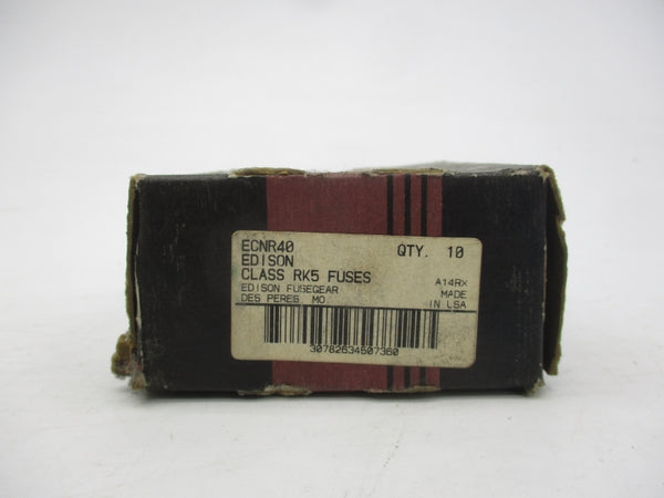 EDISON ECNR40 250VAC 40A (PKG OF 10) NSMP