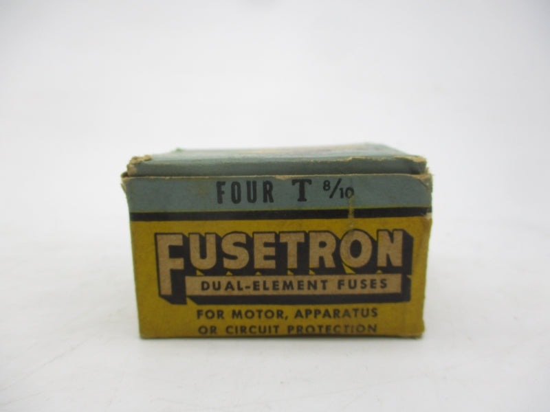 BUSSMANN T8/10 125VAC 8/10A (PKG OF 4) (YL/PK) NSMP