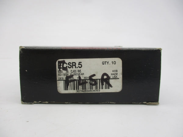 EDISON ECSR.5 600VAC .5A (PKG OF 10) NSMP