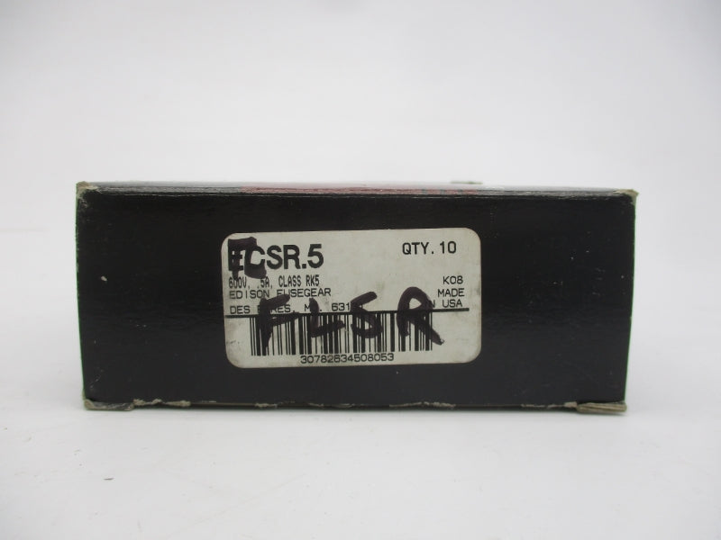 EDISON ECSR.5 600VAC .5A (PKG OF 10) NSMP
