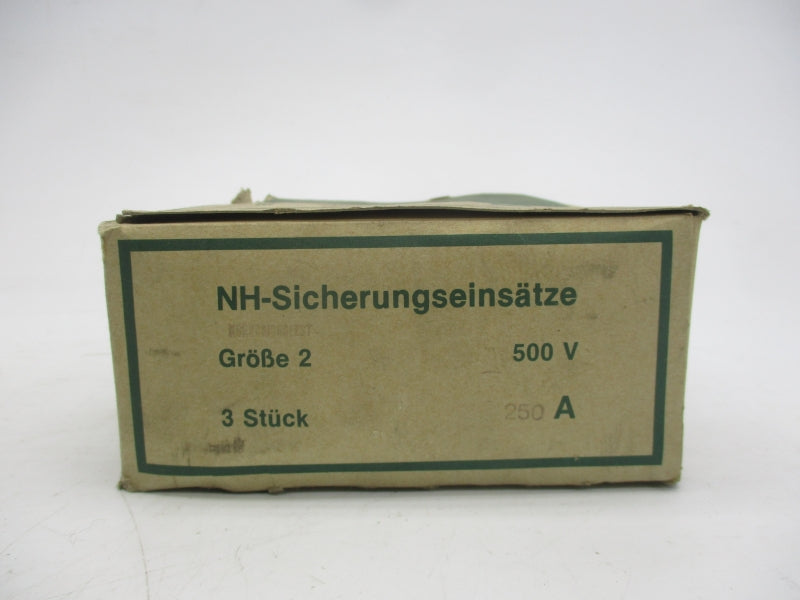 FUSE NH2 500V 250A (PKG OF 3) NSMP