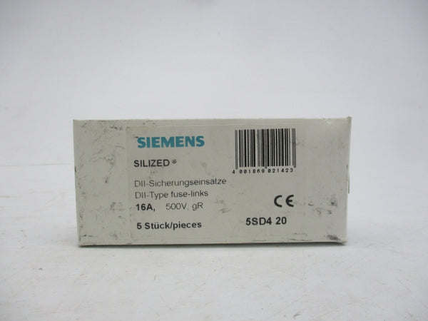 SIEMENS 5SD420 500V 16A (PKG OF 5) NSMP