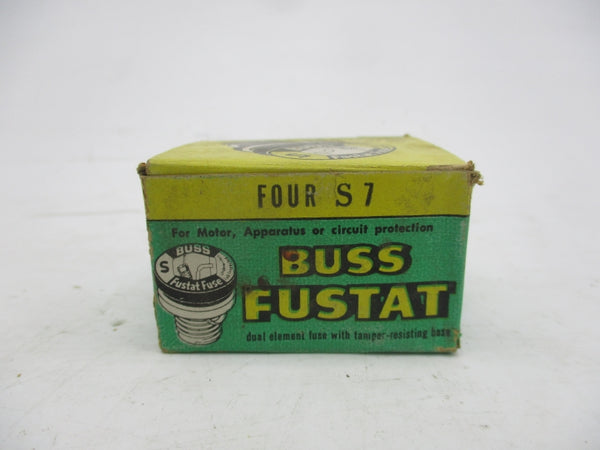BUSSMANN S7 125VAC 7A (PKG OF 4) (GR/BL) NSMP