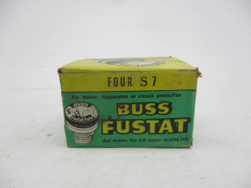 BUSSMANN S7 125VAC 7A (PKG OF 4) (GR/BL) NSMP