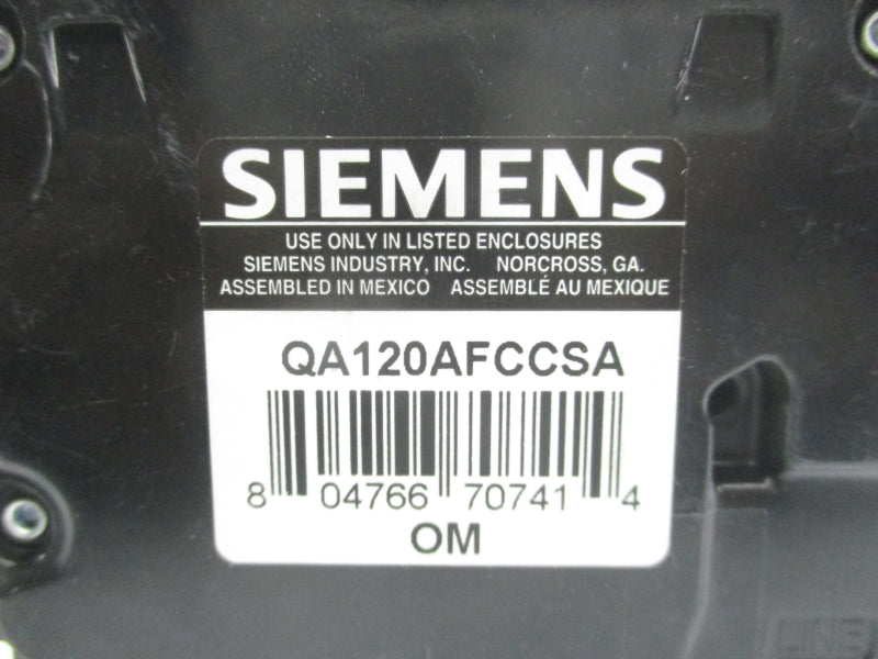 SIEMENS QA120AFCCSA 120V 20A NSNP