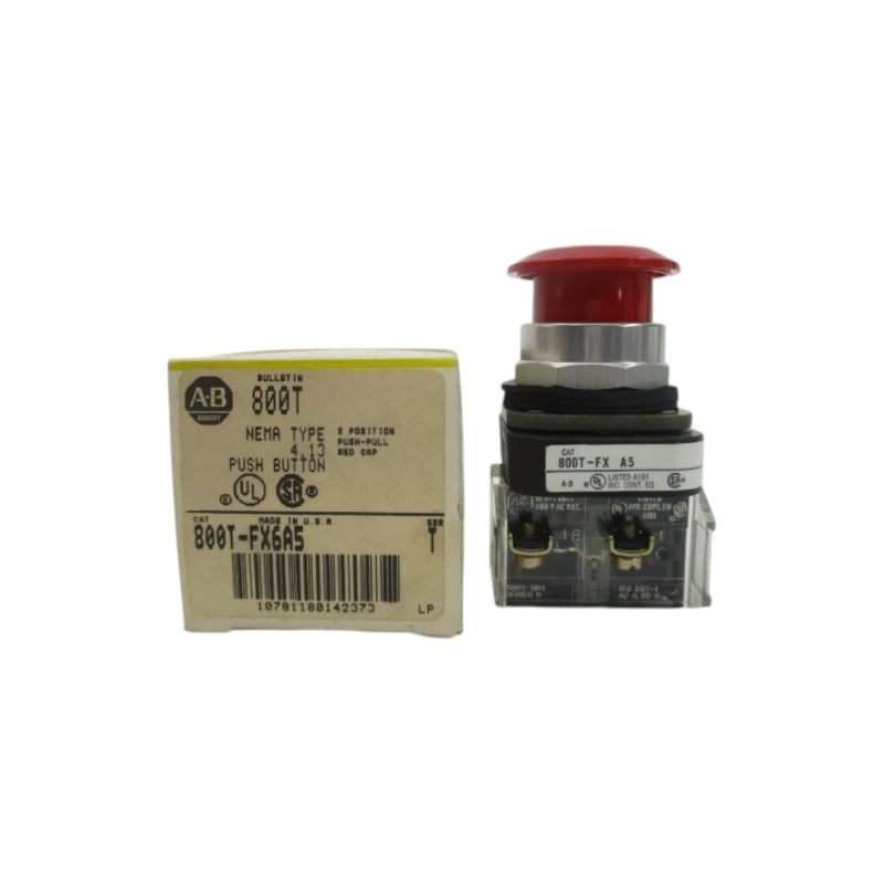 ALLEN BRADLEY 800T-FX6A5 SER. T (BLK/YL) NSMP