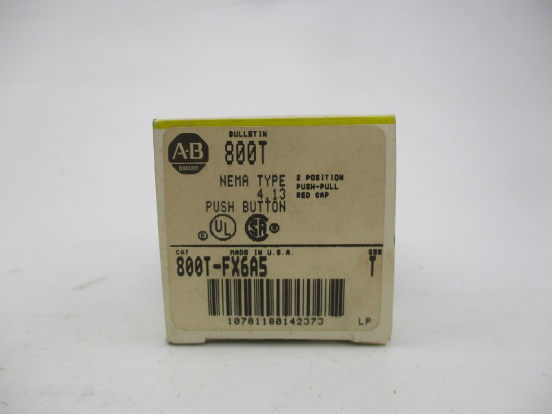 ALLEN BRADLEY 800T-FX6A5 SER. T (BLK/YL) NSMP