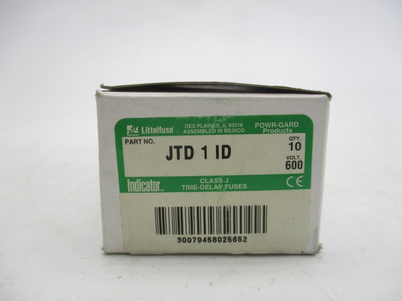 LITTELFUSE JTD1ID 600VAC 1A (PKG OF 10) (WH/GR) NSMP