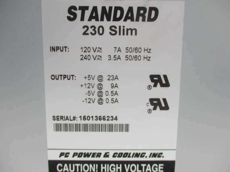 PC POWER & COOLING 230 120/240VAC 7/3.5A NSNP