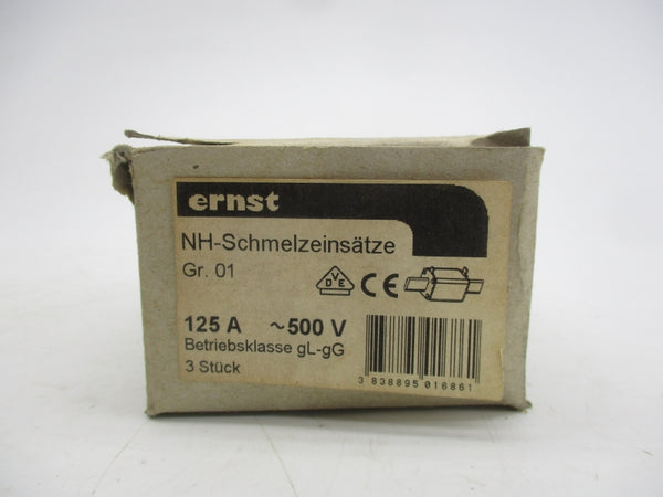 ERNST C1-125A 500V 125A (PKG OF 3) NSMP