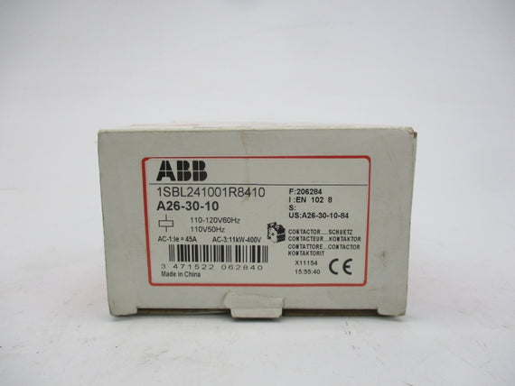 ABB 1SBL241001R8410 A26-30-10 110-120V 45A NSMP