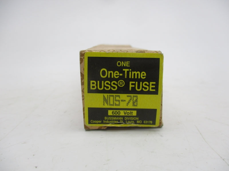 BUSSMANN NOS-70 600VAC 70A (BR/PK) NSMP