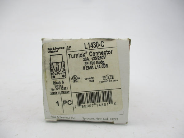 PASS & SEYMOUR L1430-C 125/250V 30A NSMP